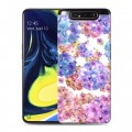 Дизайнерский пластиковый чехол для Samsung Galaxy A80 Органические цветы