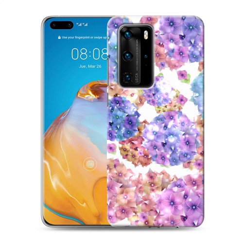 Дизайнерский пластиковый чехол для Huawei P40 Pro Органические цветы