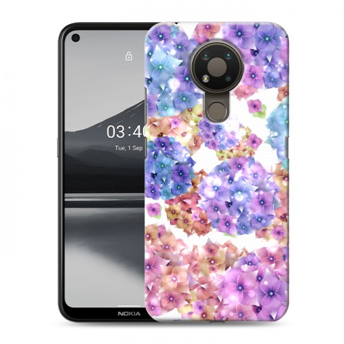 Дизайнерский силиконовый чехол для Nokia 3.4 Органические цветы