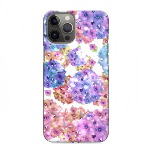 Дизайнерский силиконовый чехол для Iphone 12 Pro Max Органические цветы
