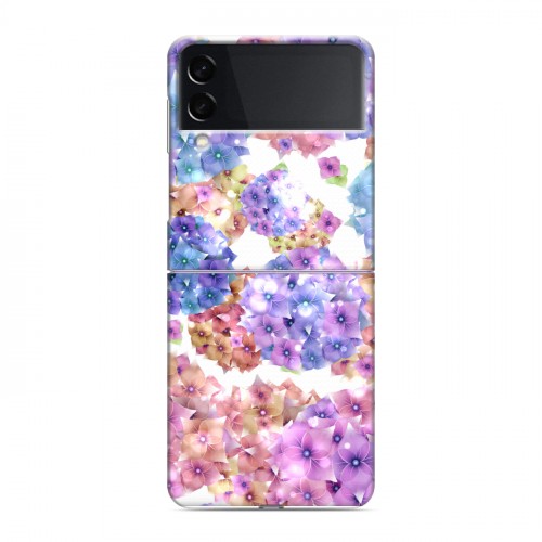 Дизайнерский пластиковый чехол для Samsung Galaxy Z Flip 3 Органические цветы