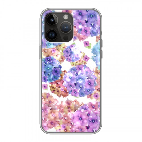 Дизайнерский силиконовый чехол для Iphone 14 Pro Max Органические цветы
