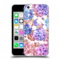 Дизайнерский пластиковый чехол для Iphone 5c Органические цветы