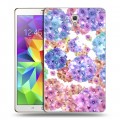 Дизайнерский силиконовый чехол для Samsung Galaxy Tab S 8.4 Органические цветы