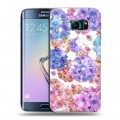 Дизайнерский пластиковый чехол для Samsung Galaxy S6 Edge Органические цветы