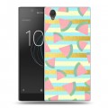 Дизайнерский пластиковый чехол для Sony Xperia L1 Кусочки фруктов