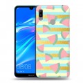 Дизайнерский пластиковый чехол для Huawei Y6 (2019) Кусочки фруктов