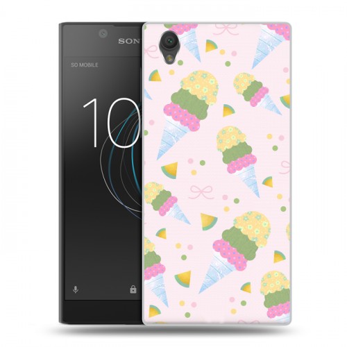 Дизайнерский пластиковый чехол для Sony Xperia L1 Кусочки фруктов