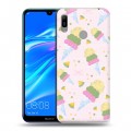 Дизайнерский пластиковый чехол для Huawei Y6 (2019) Кусочки фруктов