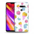 Дизайнерский пластиковый чехол для LG G8 ThinQ Кусочки фруктов