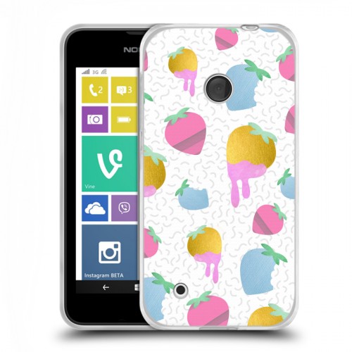 Дизайнерский пластиковый чехол для Nokia Lumia 530 Кусочки фруктов
