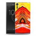 Дизайнерский пластиковый чехол для Sony Xperia XZs Цветные агаты