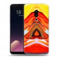 Дизайнерский пластиковый чехол для Meizu 15 Plus Цветные агаты