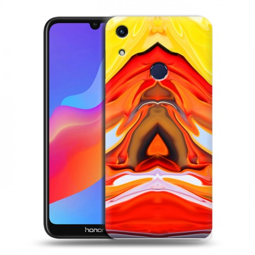 Дизайнерский пластиковый чехол для Huawei Honor 8A Цветные агаты