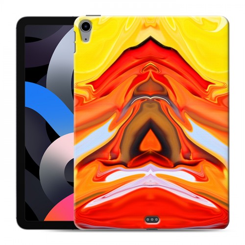 Дизайнерский силиконовый чехол для Ipad Air (2020) Цветные агаты