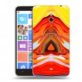 Дизайнерский пластиковый чехол для Nokia Lumia 1320 Цветные агаты