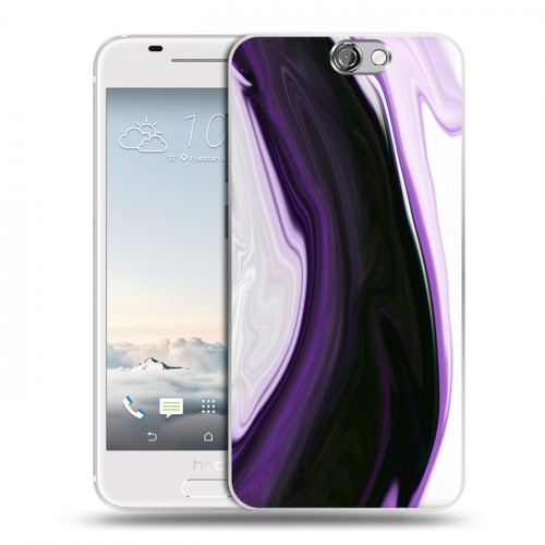 Дизайнерский силиконовый чехол для HTC One A9 Цветные агаты