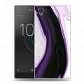 Дизайнерский пластиковый чехол для Sony Xperia L1 Цветные агаты