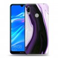 Дизайнерский пластиковый чехол для Huawei Y6 (2019) Цветные агаты