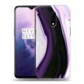 Дизайнерский пластиковый чехол для OnePlus 7 Цветные агаты