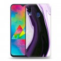 Дизайнерский пластиковый чехол для Samsung Galaxy M20 Цветные агаты