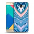 Дизайнерский силиконовый чехол для Samsung Galaxy A9 Цветные агаты