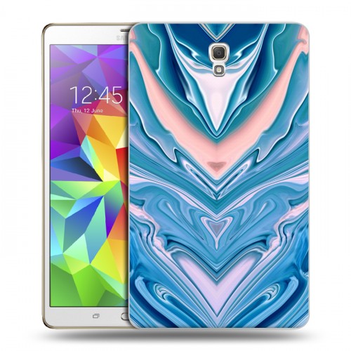 Дизайнерский силиконовый чехол для Samsung Galaxy Tab S 8.4 Цветные агаты