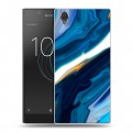 Дизайнерский пластиковый чехол для Sony Xperia L1 Цветные агаты