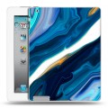 Дизайнерский пластиковый чехол для Ipad 2/3/4 Цветные агаты