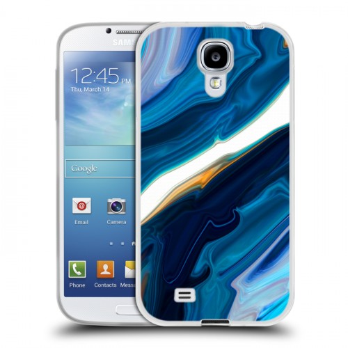 Дизайнерский пластиковый чехол для Samsung Galaxy S4 Цветные агаты