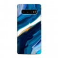 Дизайнерский силиконовый чехол для Samsung Galaxy S10 Цветные агаты