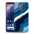 Дизайнерский пластиковый чехол для Nokia 9 PureView Цветные агаты