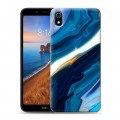 Дизайнерский силиконовый чехол для Xiaomi RedMi 7A Цветные агаты