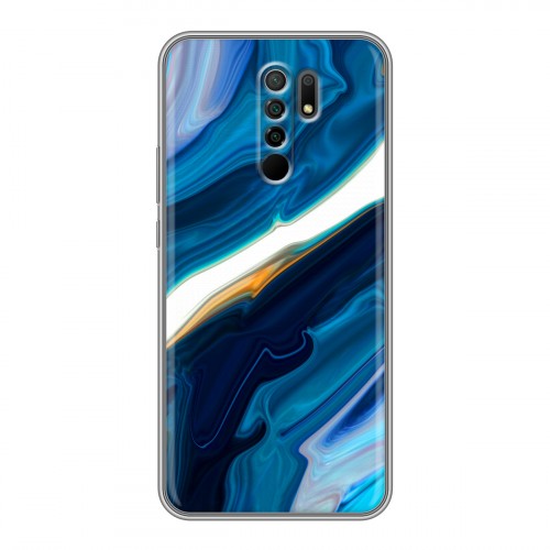 Дизайнерский силиконовый чехол для Xiaomi RedMi 9 Цветные агаты