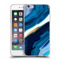 Дизайнерский силиконовый чехол для Iphone 6 Plus/6s Plus Цветные агаты