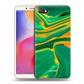 Дизайнерский пластиковый чехол для Xiaomi RedMi 6A Цветные агаты