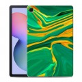 Дизайнерский силиконовый чехол для Samsung Galaxy Tab S6 Lite Цветные агаты