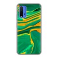 Дизайнерский силиконовый чехол для Xiaomi RedMi 9T Цветные агаты