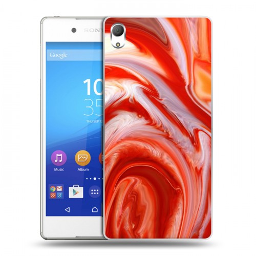 Дизайнерский пластиковый чехол для Sony Xperia Z3+ Цветные агаты