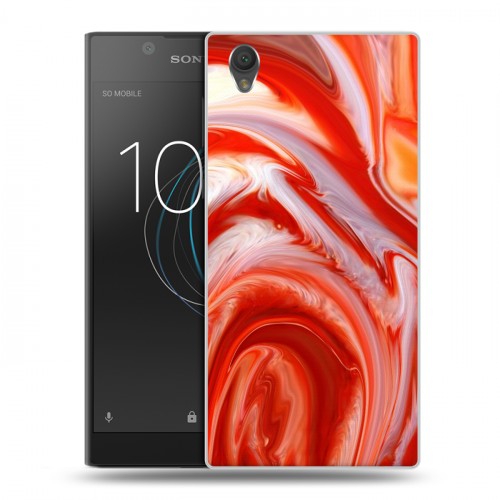 Дизайнерский пластиковый чехол для Sony Xperia L1 Цветные агаты