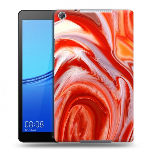 Дизайнерский силиконовый чехол для Huawei MediaPad M5 lite 8 Цветные агаты