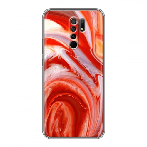 Дизайнерский пластиковый чехол для Xiaomi RedMi 9 Цветные агаты