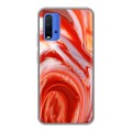 Дизайнерский силиконовый чехол для Xiaomi RedMi 9T Цветные агаты