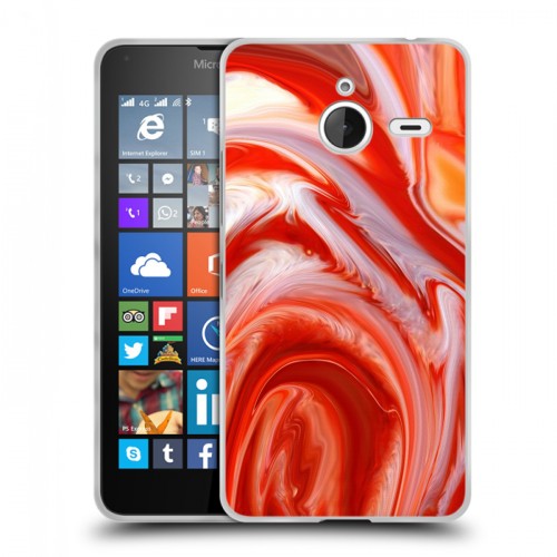 Дизайнерский пластиковый чехол для Microsoft Lumia 640 XL Цветные агаты