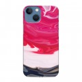 Дизайнерский пластиковый чехол для Iphone 13 Mini Цветные агаты