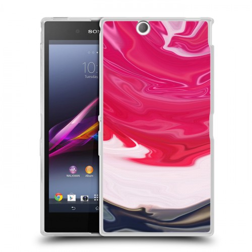 Дизайнерский пластиковый чехол для Sony Xperia Z Ultra  Цветные агаты