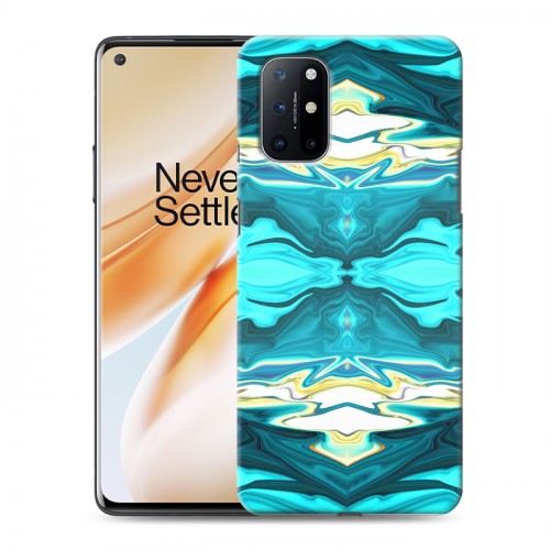 Дизайнерский пластиковый чехол для OnePlus 8T Цветные агаты