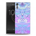 Дизайнерский пластиковый чехол для Sony Xperia XZs Цветные агаты