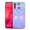 Дизайнерский пластиковый чехол для Huawei Nova 4 Цветные агаты