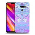 Дизайнерский пластиковый чехол для LG G8 ThinQ Цветные агаты